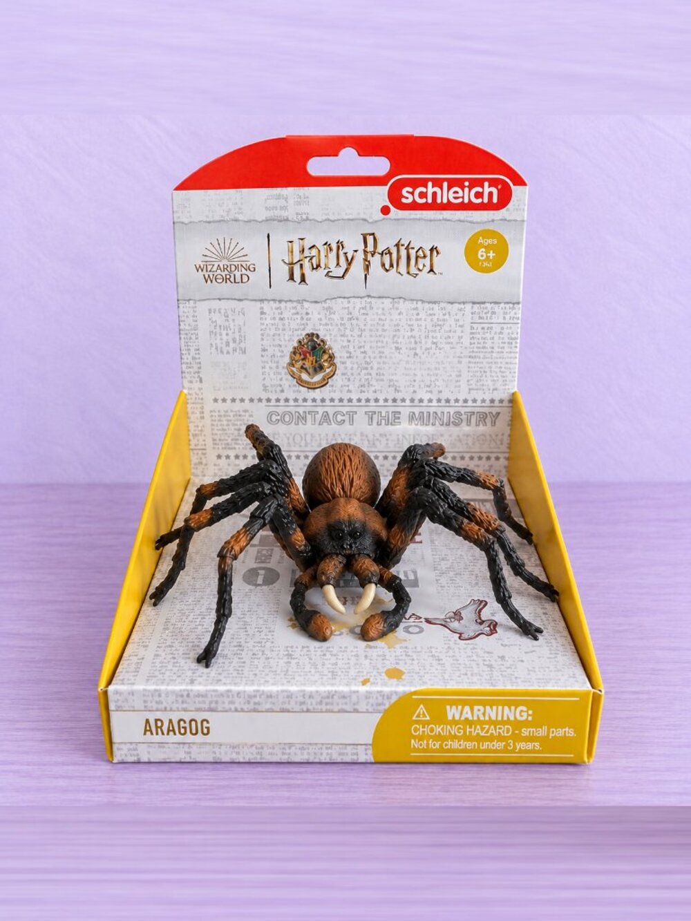 SCHLEICH Harry Potter Aragog Spider Figure 6.5" NEW Halloween Acromantula Spooky